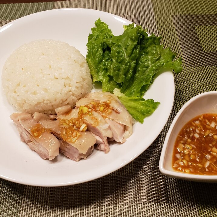 炊飯器で簡単!カオマンガイ